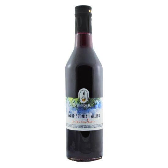 Syrop  aronia i malina na miodzie 500ml